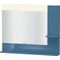 Duravit Spiegel VERO 142x1000x800mm Be stone blue hochglanz