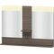 Duravit Spiegel VERO 142x1100x800mm, Beleuchtung pine terra