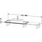 Duravit Konsole X-LARGE 480x1000x24mm mediterrane eiche