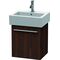 Duravit Waschtischunterbau X-LARGE 328x400x442mm Ans re nussbaum gebürstet