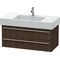 Duravit Waschtischunterbau X-LARGE 468x1000x448mm basalt matt