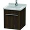 Duravit Waschtischunterbau X-LARGE 443x440x510mm Ans re nussbaum gebürstet