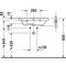 Duravit Möbelwaschtisch P3 Comforts m ÜL HLB 650x500mm 3 Hahnlöcher weiß
