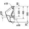 Duravit Elektr.-Uri. ME by Starck rim. 0,5 l Ab wa Bat o Fliege HG weiß