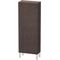 Duravit Halbhochschrank L-CUBE 500x243x1320mm Ans re Ei du gebürstet