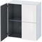 Duravit Halbhochschrank L-CUBE 700x363x800mm weiß hochglanz