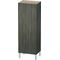 Duravit Halbhochschrank L-CUBE 500x363x1320mm Anschlag links pine terra