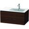 Duravit Waschtischunterbau L-CUBE 820x481x400mm nussbaum gebürstet