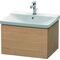 Duravit Waschtischunterbau L-CUBE 620x481x405mm europäische eiche