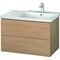 Duravit Waschtischunterbau L-CUBE 820x481x555mm europäische eiche