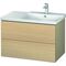 Duravit Waschtischunterbau L-CUBE 820x481x555mm mediterrane eiche