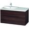 Duravit Waschtischunterbau L-CUBE 1020x481x555mm kastanie dunkel