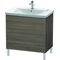 Duravit Waschtischunterbau L-CUBE 820x481x709mm pine terra