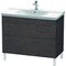 Duravit Waschtischunterbau L-CUBE 1020x481x709mm eiche dunkel gebürstet
