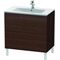 Duravit Waschtischunterbau L-CUBE 820x481x704mm nussbaum gebürstet