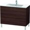 Duravit Waschtischunterbau L-CUBE 1020x481x704mm kastanie dunkel
