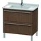 Duravit Waschtischunterbau X-LARGE 800x470x668mm amerikanisch nussbaum