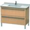 Duravit Waschtischunterbau X-LARGE 1000x470x668mm eiche gebürstet