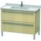 Duravit Waschtischunterbau X-LARGE 1000x470x668mm mediterrane eiche