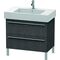 Duravit Waschtischunterbau X-LARGE 800x470x588mm eiche dunkel gebürstet