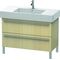 Duravit Waschtischunterbau X-LARGE 1000x470x588mm mediterrane eiche