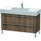 Duravit Waschtischunterbau X-LARGE 1200x470x588mm nussbaum natur