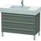 Duravit Waschtischunterbau X-LARGE 1000x470x588mm flannel grey seidenmatt