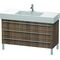 Duravit Waschtischunterbau X-LARGE 1200x470x588mm nussbaum natur