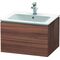 Duravit Waschtischunterbau L-CUBE 620x481x400mm nussbaum natur