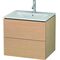 Duravit Waschtischunterbau L-CUBE 620x481x550mm eiche gebürstet