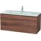 Duravit Waschtischunterbau L-CUBE 1220x481x550mm nussbaum natur