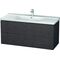 Duravit Waschtischunterbau L-CUBE 1220x481x555mm eiche dunkel gebürstet