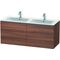 Duravit Waschtischunterbau L-CUBE 1290x481x550mm nussbaum natur