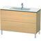 Duravit Waschtischunterbau L-CUBE 1220x481x704mm mediterrane eiche