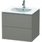 Duravit Waschtischunterbau L-CUBE 514x620x550mm basalt matt