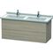 Duravit Waschtischunterbau L-CUBE 469x1220x558mm pine silver