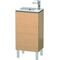 Duravit Waschtischunterbau L-CUBE 294x420x704mm Ans links eiche gebürstet