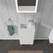 Duravit Waschtischunterbau L-CUBE 294x420x704mm Anschlag rechts weiß matt