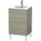 Duravit Waschtischunterbau L-CUBE 419x520x704mm pine silver