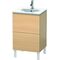 Duravit Waschtischunterbau L-CUBE 419x520x704mm mediterrane eiche