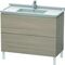 Duravit Waschtischunterbau L-CUBE 469x1020x712mm pine silver