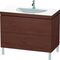 Duravit Möbelwaschtisch L-CUBE 1000x540mm o ÜL 1 HL Amerik. nussbaum