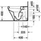 Duravit Stand-WC DURASTYLE BACK-TO-WALL ti. 370x570mm Ab wa HygieneGlaze weiß