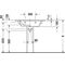 Duravit Möbelwaschtisch ME by Starck m ÜL m HLB 830x490mm ohne Hahnloch weiß