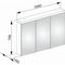 Keuco Spiegelschrank ROYAL REFLEX.2 1000x700x150mm sil-gebz-elo A++