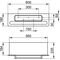 Keuco Handtuchablage EDITION 400 600mm Glas cash klar