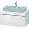Duravit Konsolenunterschrank DURASTYLE 512x1000x548mm weiß hochglanz