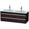 Duravit Waschtischunterbau KETHO 480x1270x475mm kastanie dunkel