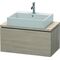 Duravit Konsolenunterschrank L-CUBE 400x820x477mm pine silver