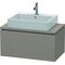 Duravit Konsolenunterschrank L-CUBE 400x820x477mm basalt matt